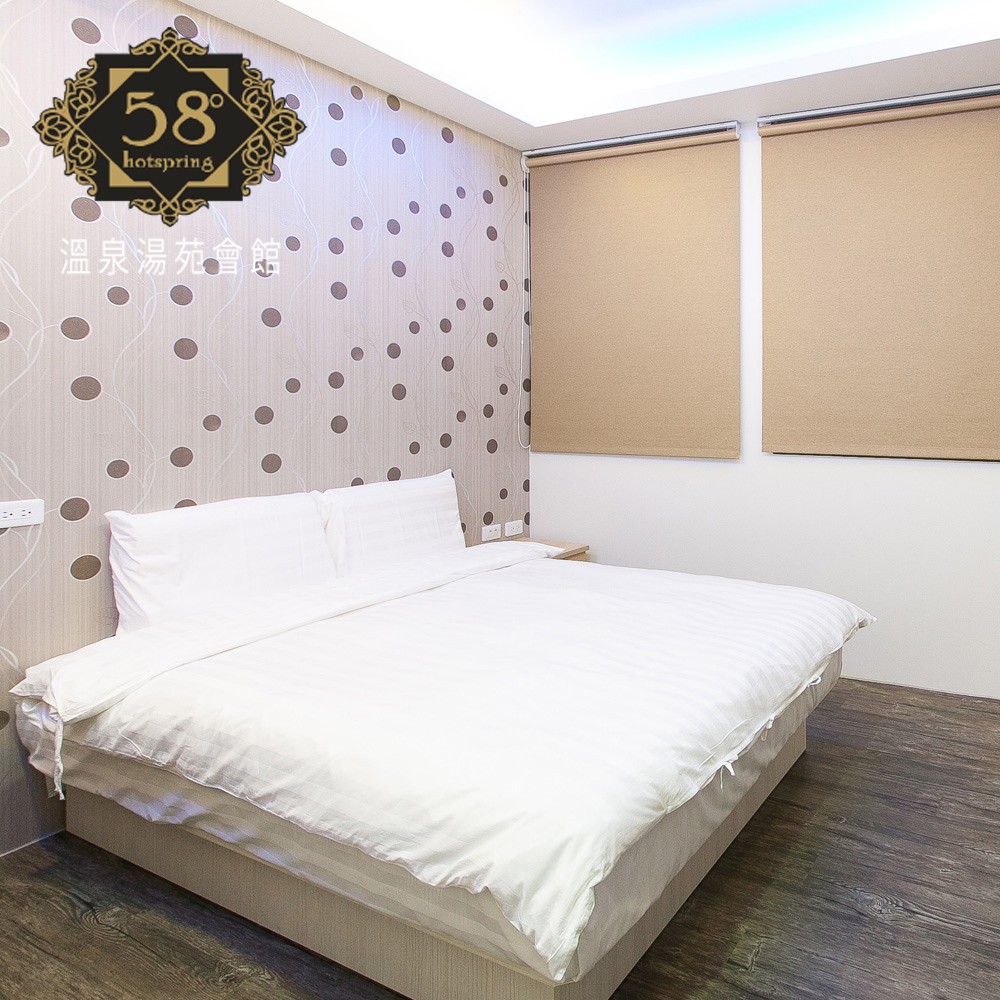 【58度hotspring溫泉湯苑會館】精緻雙人房住宿券 (含早餐)[礁溪][MoTicket 電子票券]