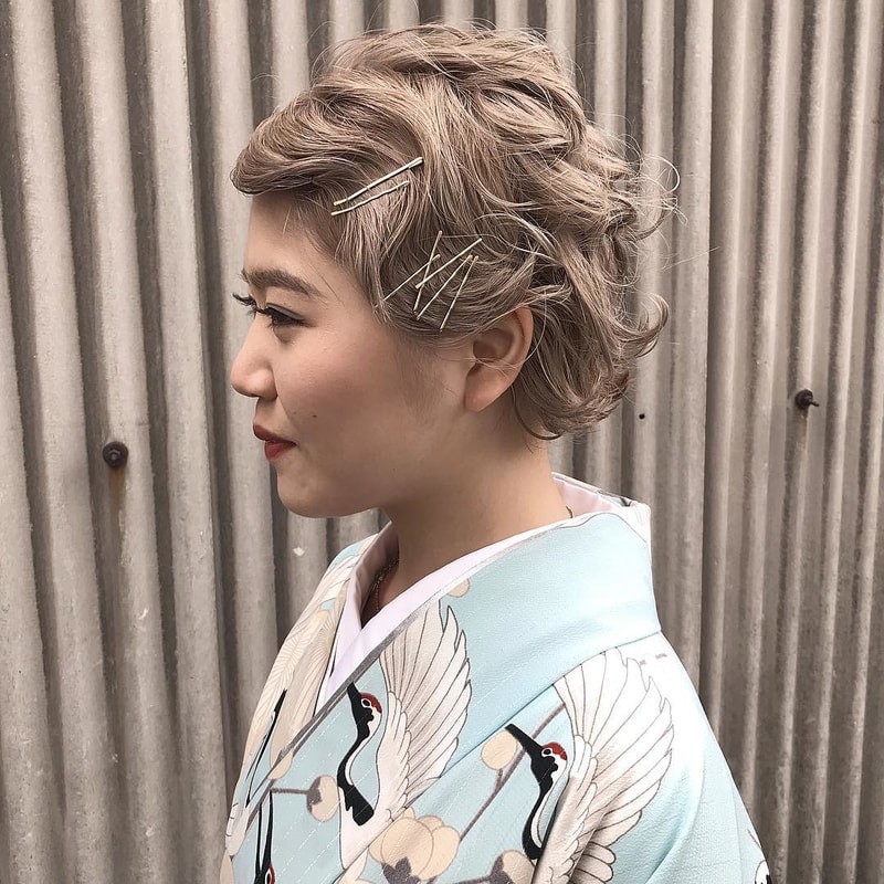 着物に似合うヘアアレンジを大特集 自分できる簡単アレンジで目指せ 和風美人 Mine