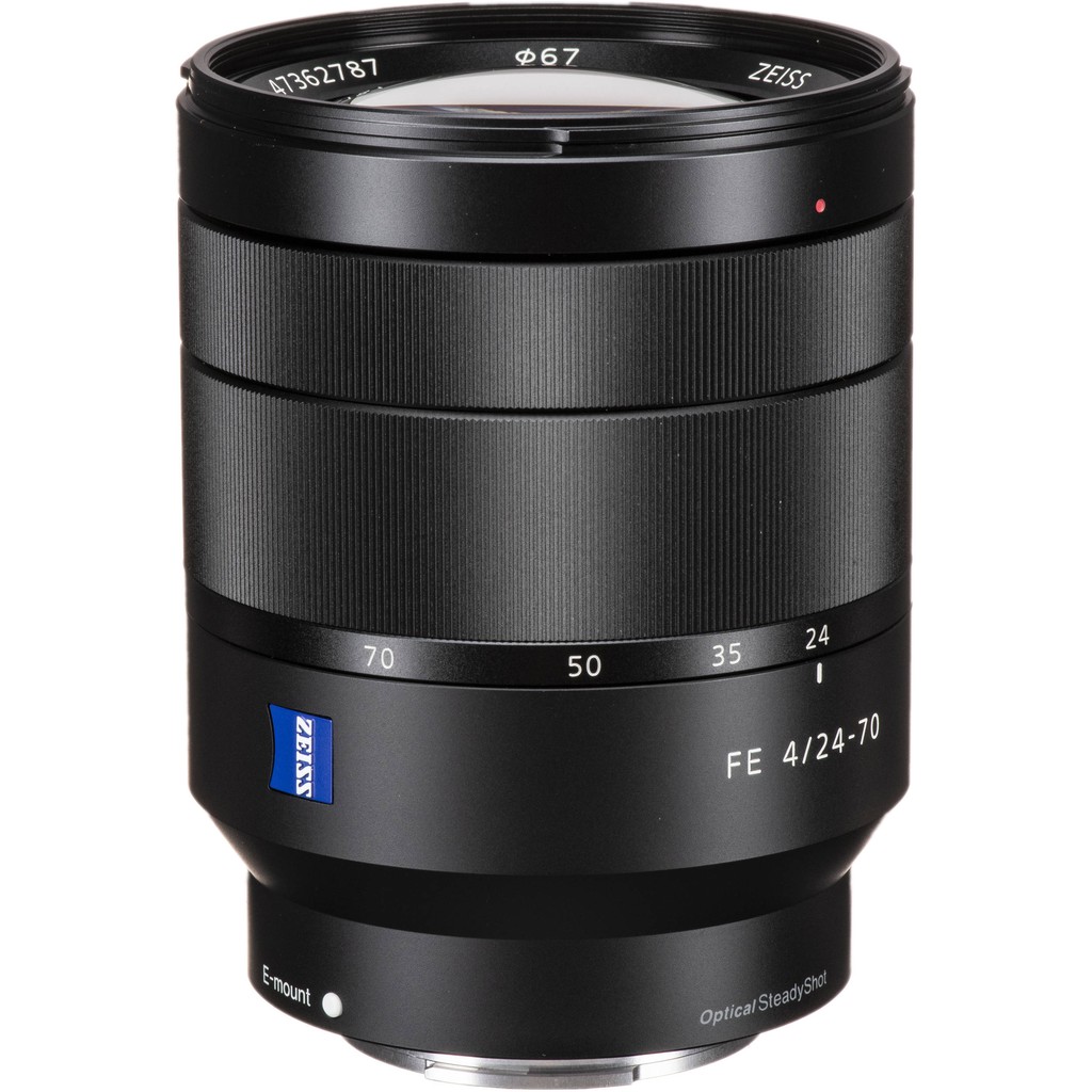 卡爾蔡司 Vario-Tessar T* FE 24-70mm F4 ZA OSS‧高解像力的 E-mount 專屬全片幅標準變焦鏡頭‧適合生活攝影、人像、街拍快拍等題材，可以輕鬆呈現自然優美的散景效