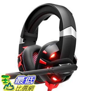 【美國代購】RUNMUS遊戲耳機Xbox One耳機 帶7.1環繞聲立體聲 PS4耳機 Nintendo Switch