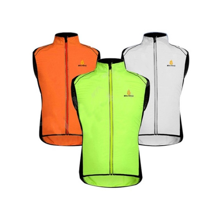 WOLFBIKE 超輕透氣 反光背心 螢光色 修身 透氣舒適 騎車 大口袋 防撥水 只有螢光綠的款式喔~ 下標前請先詢問有無現貨