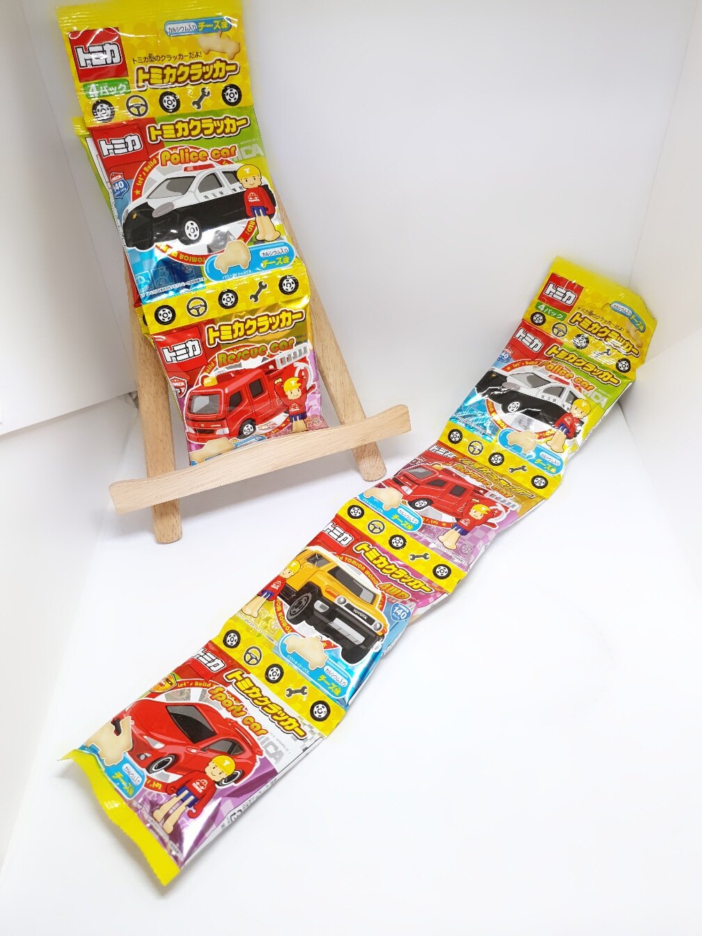 日本-三矢 4連汽車起司餅-56g條