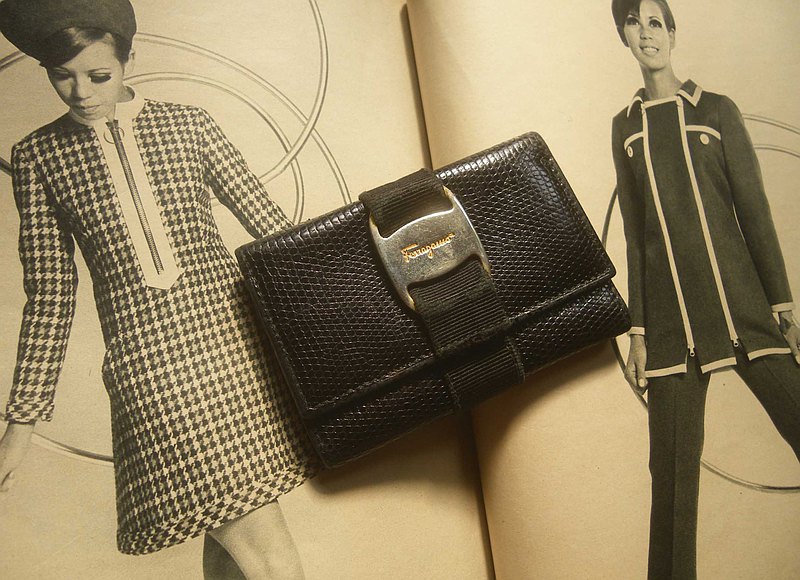 【老時光 OLD-TIME】早期二手義大利製Salvatore Ferragamo鑰匙包