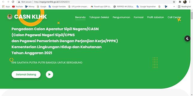 Siap Grak Casn 2021 Klhk Buka 168 Formasi Pppk Untuk Lulusan S1 Dan D Iii