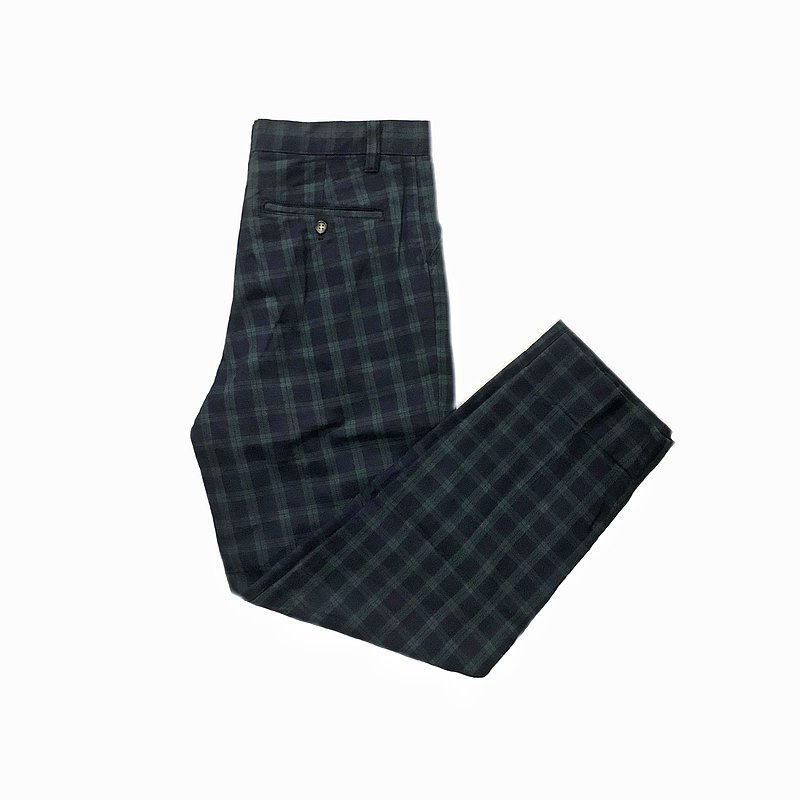 Vintage Japan Plaid Pants 古著日本格紋褲