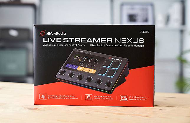 圓剛Live Streamer NEXUS AX310 直播控制器開箱：直播客、實況主必備控