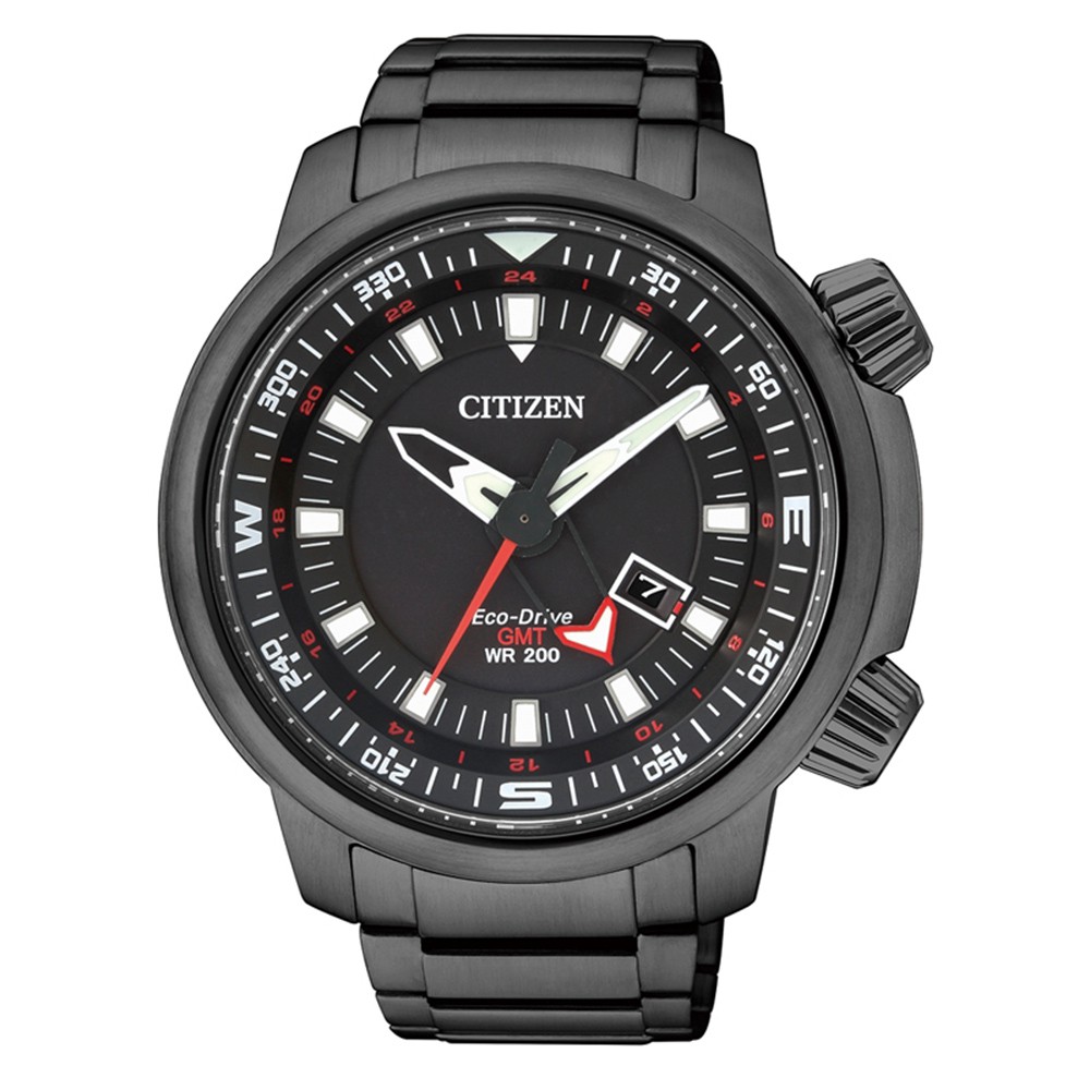 【CITIZEN 星辰】PROMASTER 時尚運動錶-46mm/黑(BJ7086-57E)