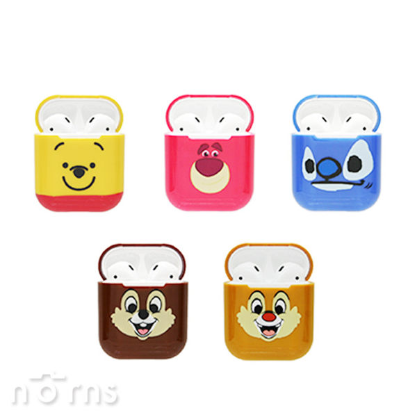 【CAMINO AirPods硬式保護套】Norns 迪士尼正版 iPHONE藍芽耳機充電套 小熊維尼 奇奇蒂蒂
