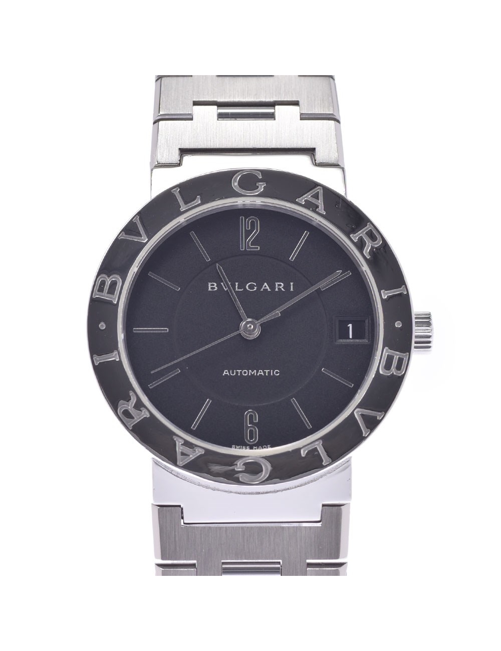 可以穿上或脫下。男女均可使用的簡單設計。也推薦給喜歡大臉的女性。 [產品信息] 品牌：寶格麗 MPN：BB33SS 類型：手錶 性別：男孩 材質：不銹鋼 顏色：黑色黑色 尺寸 錶殼側面：1.3英寸/ 