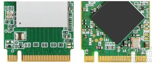 M.2 SSD與主機板上的M.2接口，由於Key不同可能發生不相容的情況，但常見的M.2 SSD不脫M Key或B+M Key（如圖右），純B key非常罕見。（圖片取自網路）