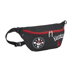 Mizuno x Pokemon 包包 男女款 黑 紅 腰包 寶可夢 斜背包 美津濃 聯名款 33GM2P06-96