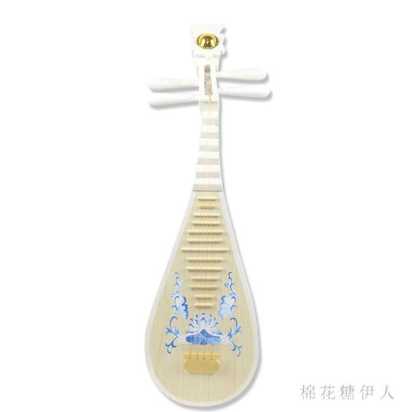 琵琶道具白色唐朝日本古裝漢風演出舞臺拍照攝影彩繪