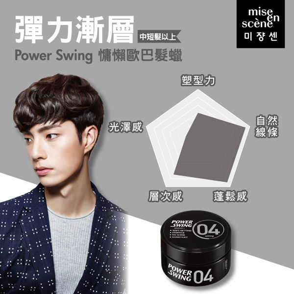 POWER SWING慵懶歐巴髮蠟80g【寶雅】