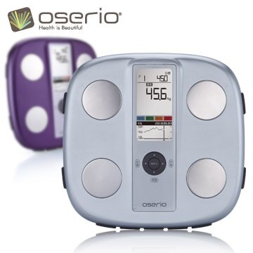 體脂計 趨勢圖 台灣製造 雙螢幕旗艦中文體脂計 台灣品牌【oserio歐瑟若】FWP-520D尊爵銀