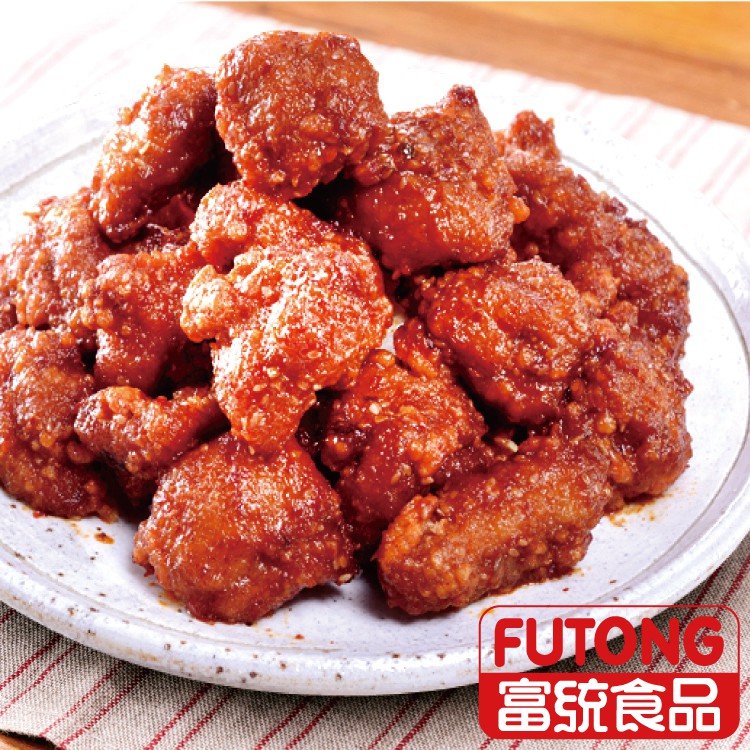 超夯韓系美食【富統食品】韓式炸雞800g (去骨附醬汁)