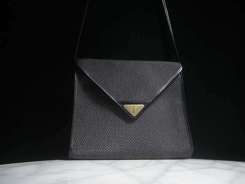 【老時光 OLD-TIME】早期少見二手古董包YSL肩背包