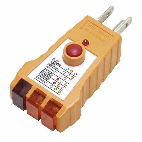 ●快速判斷插座接線狀況,6種指示狀態方便辨識n●具漏電測試