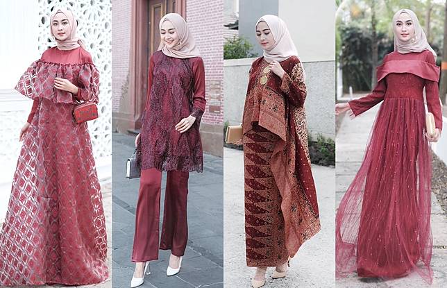 Model Baju Gamis Buat Kondangan Terbaru