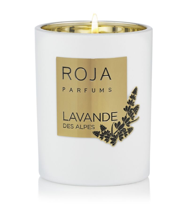 Natural, fresh and warm, Roja Parfums' Lavande des Alpes candle evokes the soothing lavender plant i