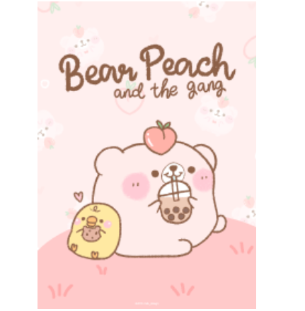Bear Peach and the gang