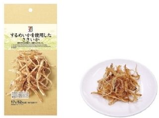 日本7-11【7-PREMIUM】烤魷魚絲 17g