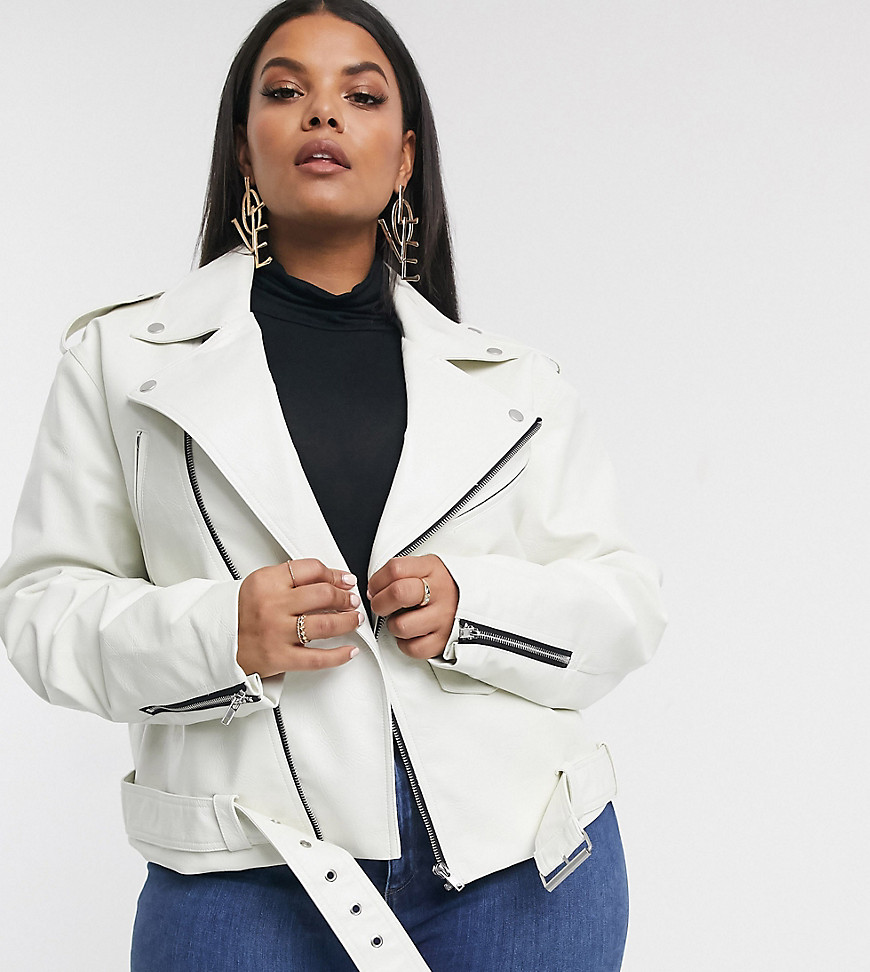 Plus-size jacket by ASOS DESIGN The original transitional jacket Notch lapels Press-stud fastening Z