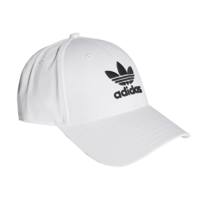 品牌: ADIDAS 型號: FJ2544 Trefoil Cap 愛迪達 三葉草 遮陽 穿搭推薦 流行款 白 黑