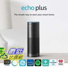 [107美國直購] Amazon Echo Plus (2nd Gen) 聲控 智慧喇叭 語音助理 贈Philips Hue Bulb