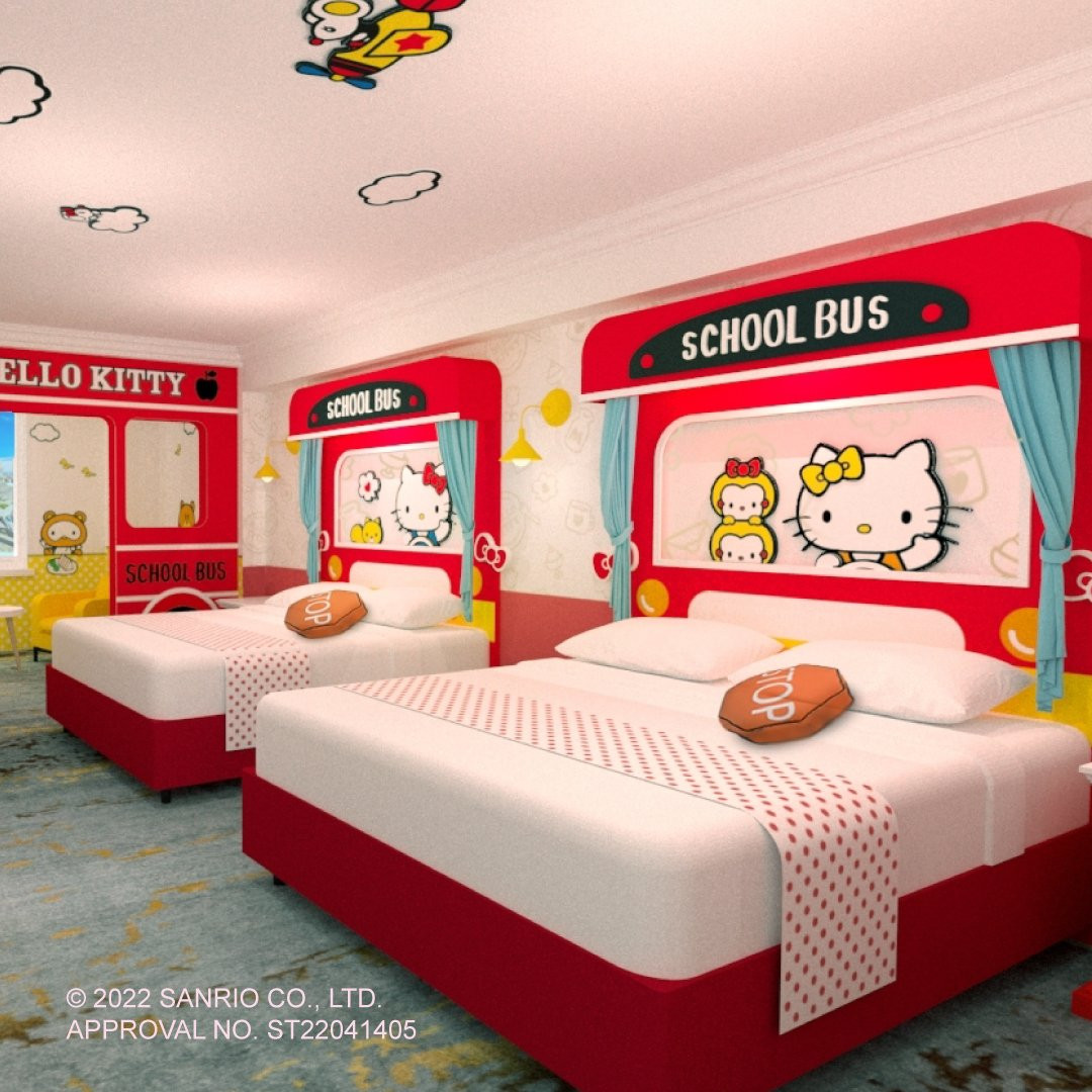 高雄漢來大飯店三麗鷗主題房來了！Hello Kitty 主題房絕對要住！