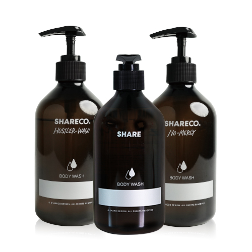 SHARECO. 木曜森林／雪松橡樹／菸草香沐浴乳