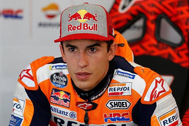 Pembalap Repsol Honda, Marc Marquez. REUTERS/Lai Seng Sin