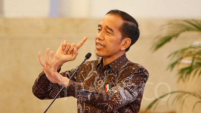 Presiden Joko Widodo atau saat Peresmian Pembukaan Musyawarah Perencanaan Pembangunan Nasional (Musrenbangnas) Rencana Pembangunan Jangka Menengah Nasional (RPJMN) 2020 - 2024 di Istana Negara, Jakarta, Senin 16 Desember 2019. Presiden menyampaikan hal-hal yang akan pemerintah kerjakan dalam lima tahun ke depan yaitu pembangunan SDM, pembangunan infrastruktur, penyederhanaan regulasi, penyederhanaan birokrasi serta transformasi ekonomi. TEMPO/Subekti.