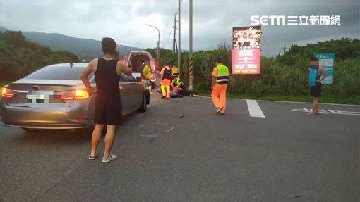 軍人開名車撞重機　後座女被拋飛身亡