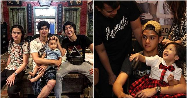 10 Foto kedekatan Al, El, Dul dengan Safeea dan Aerlangga
