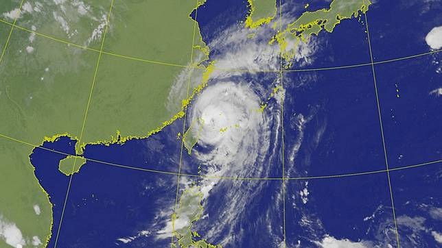 米塔颱風上月底襲台。圖／中央氣象局