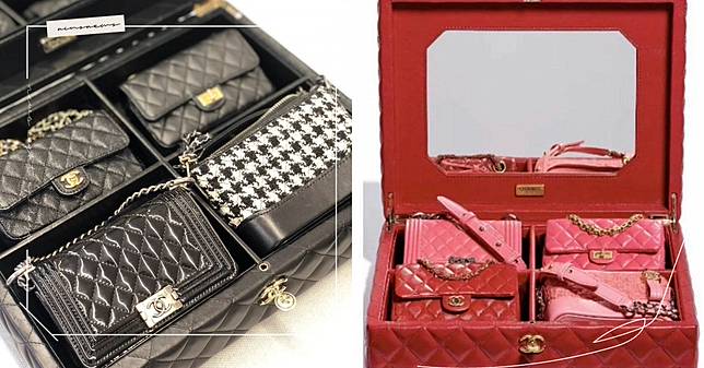 Chanel box with 4 bags hot sale