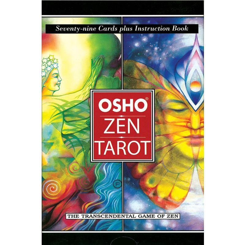 Osho Zen Tarot In English作者：奧修(Osho) 此為精緻的英文原版，使用起來非常順手。《奧修禪塔羅》一共有79張卡，基本架構是根據傳統塔羅牌的78張牌卡演繹而來，然後再加上一