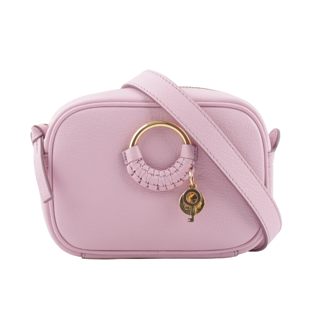 【SEE BY CHLOE】HANA 山羊皮斜背相機包(紫霧薰衣草)
