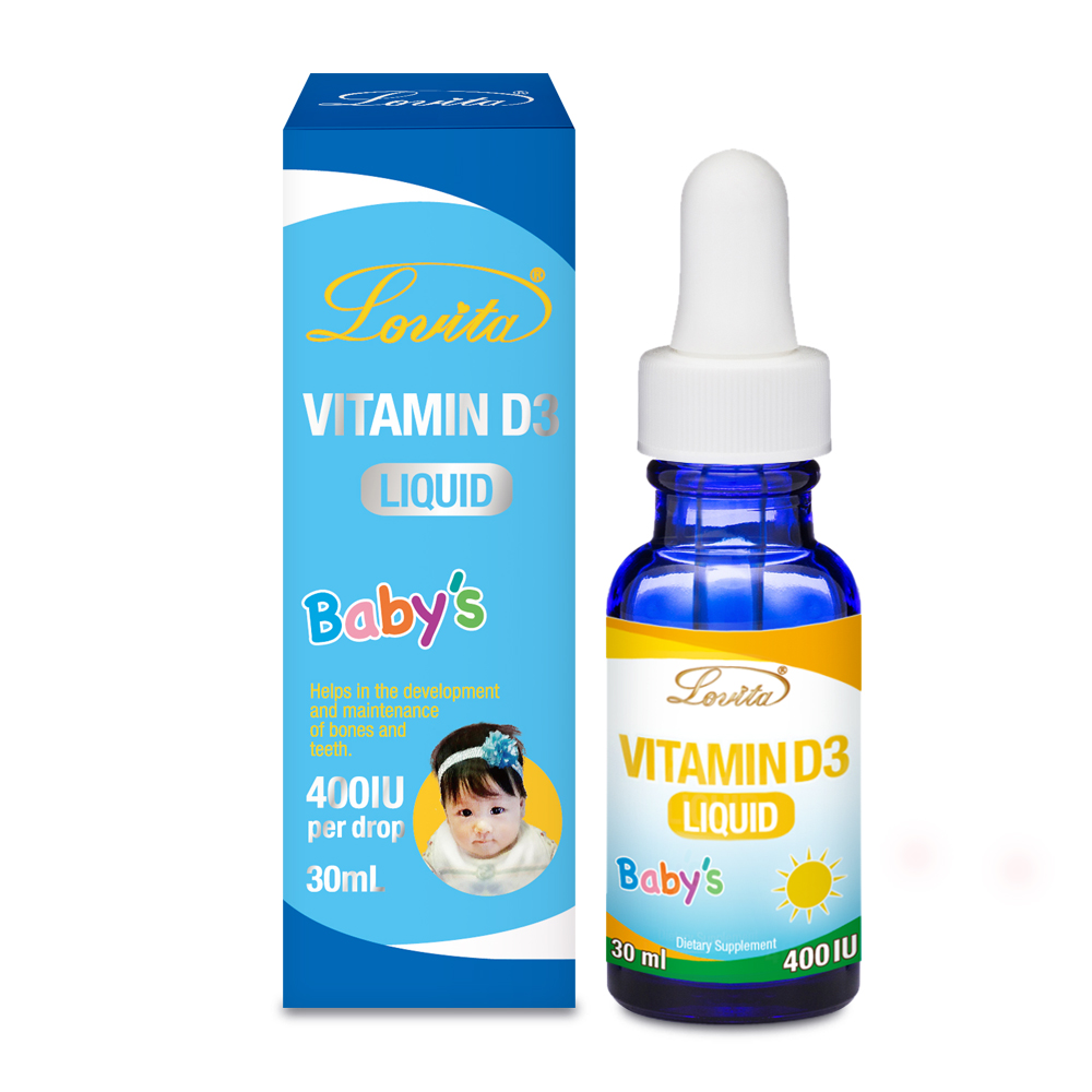 [Lovita 愛維他] 嬰兒維生素D3滴液(30ml)