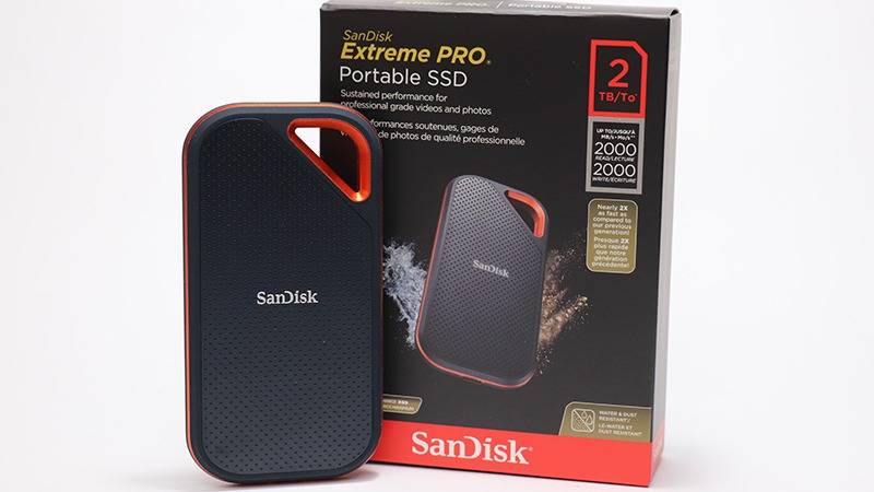 給你2TB極速時尚的外型！SanDisk Extreme PRO Portable SSD 2TB