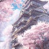 【和風創作なりきり】緋桜城 【 城門 】