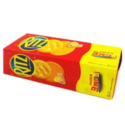 ◎麗茲-起司三明治餅乾81g|◎|◎品牌:RITZ麗滋品牌國家:台灣類型:餅乾種類:夾心餅葷/素:奶蛋素保存方法:常溫成分:麵粉﹑非氫化植物油(棕櫚油)﹑乾酪粉(含食用黃色五號和薑黃色素)﹑乳清粉﹑砂
