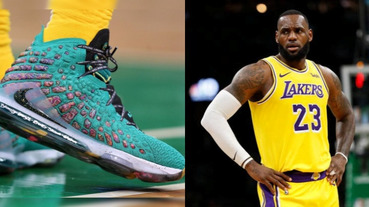 【運動明星潮什麼】穿一穿就哭了！詹皇搶先著用 Nike LeBron 17「I Promise」版本出賽，鞋身上的「勵志標語」有洋蔥