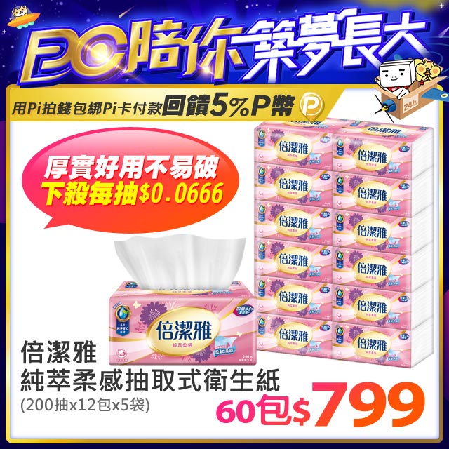 《感謝有你▼熱銷爆品推薦》 開始：０６﹧１８（四）１１：００結束：０６﹧２４（三）１１：００網路價$８６９．限時價６０包$７９９Pi 拍錢包信用卡/無門檻/無需登錄∼↑省錢又省事館長小叮嚀：儲值購買最