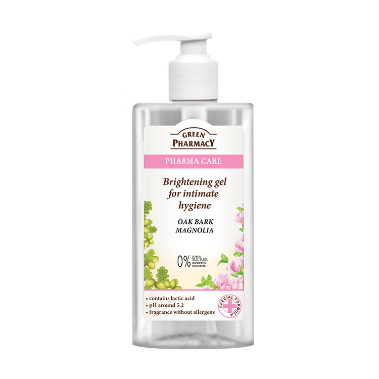 Green Pharmacy 草本肌曜 亞洲限定款 白玉蘭清澈亮白私密潔膚露 300ml