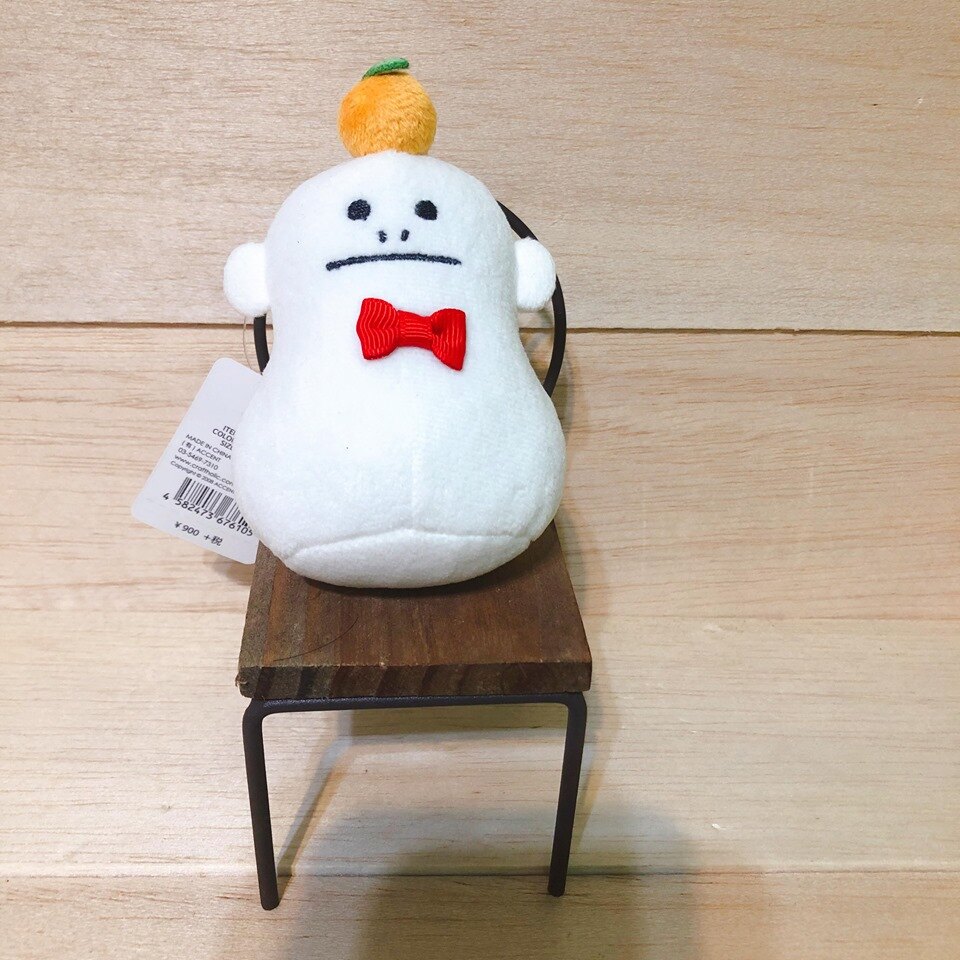 尼德斯Nydus 日本正版 CRAFTHOLIC 宇宙人 新年限定 OMOCHI系列 LORIS 鏡餅猴 麻糬年糕 娃娃吊飾