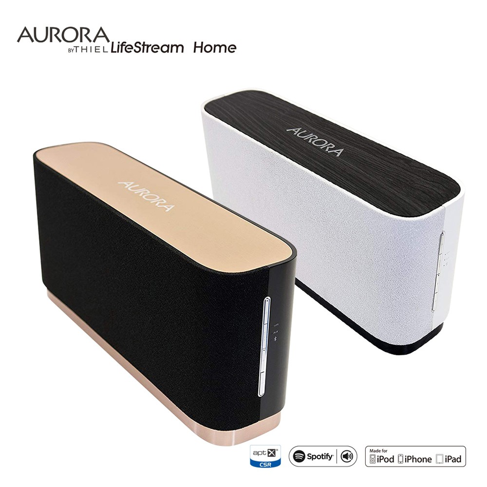 AURORA LifeStream Home 無線揚聲系統 A5源自美國知名Hi-End揚聲器大廠THIEL Audio，主事者Jim Thiel認為「一致性的時間與相位」對聲音的正確表現，有著相當重