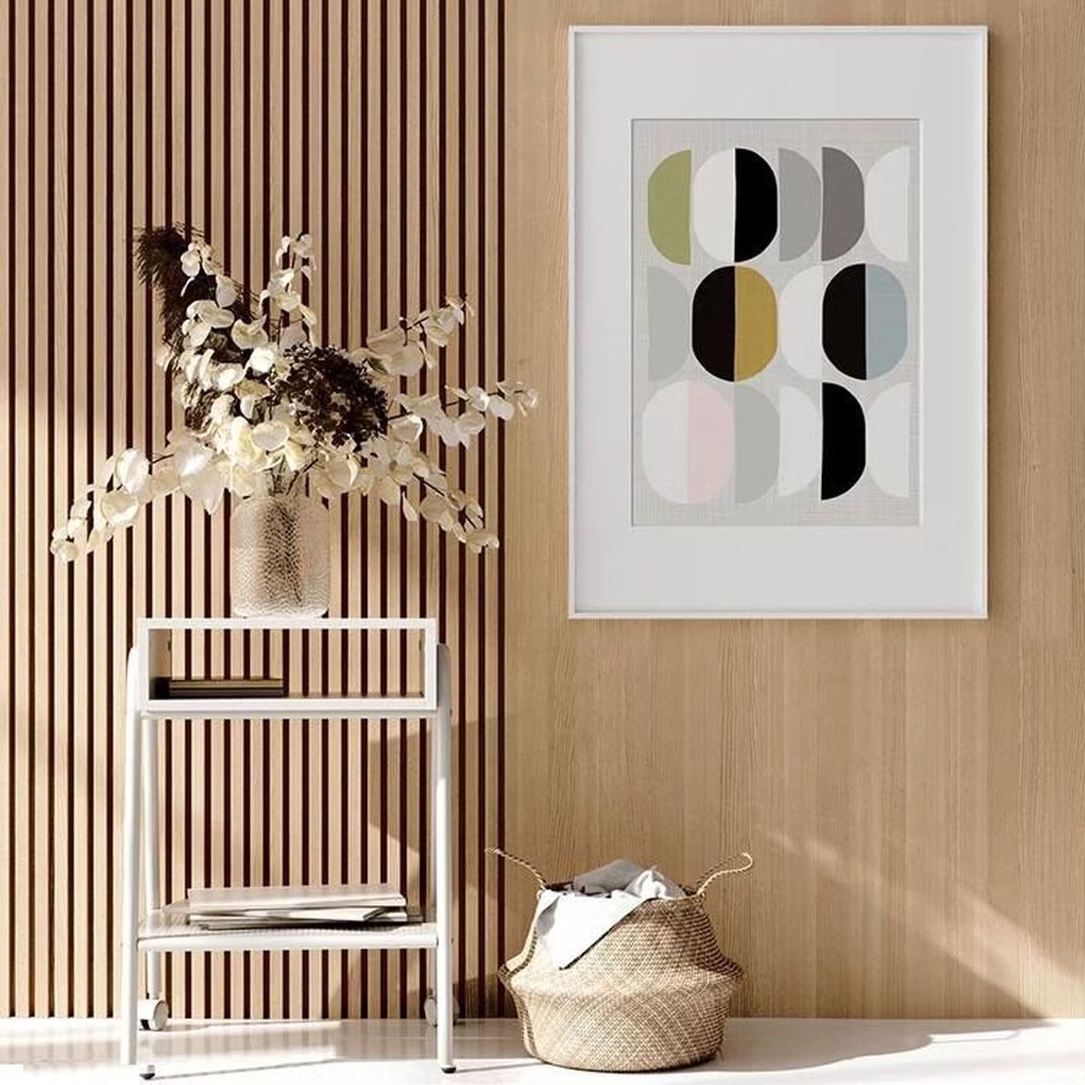 實木格柵板；空間設計；室內設計；材質