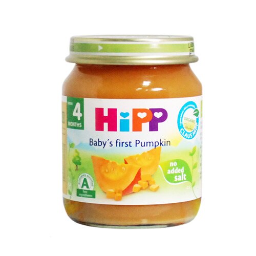 HiPP喜寶 有 機南瓜泥125g(買一送一)效期至2019/10/31★衛立兒生活館★