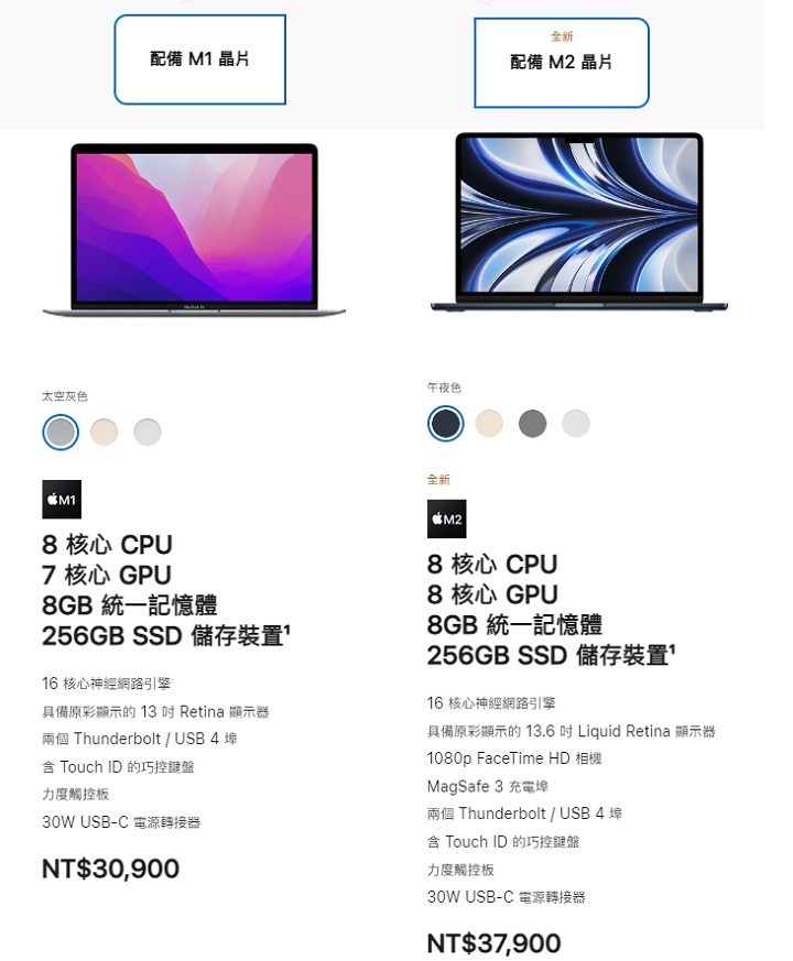 M2 版 MacBook Air 開放預購，售價 37,900 元起、規格該怎麼搭配才好？